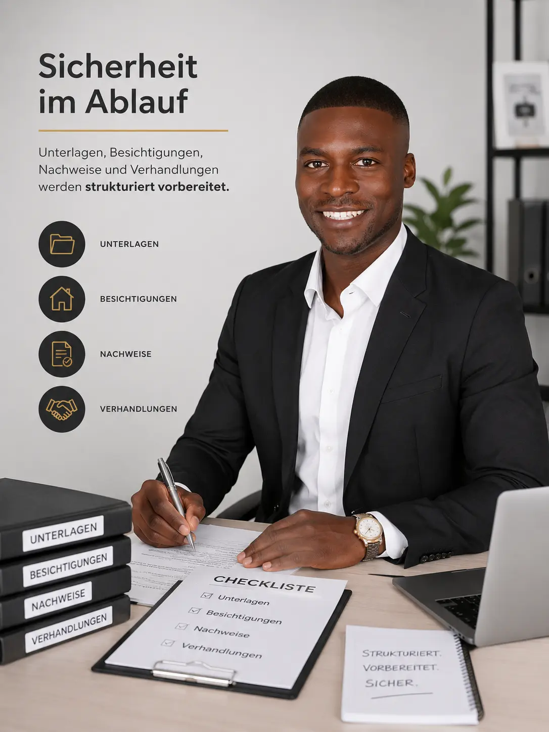 Aufgaben und Unterlagen beim privaten Immobilienverkauf
